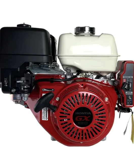 Honda GX390 PAE2 Horizontal Engine with Threaded Crankshaft and Electric Start