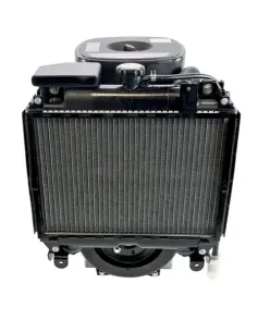 Kawasaki FD750D-S02-S Horizontal Liquid-Cooled Engine with Radiator